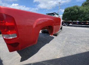 2007-2013 GMC sierra 2500 truck bed 8ft red