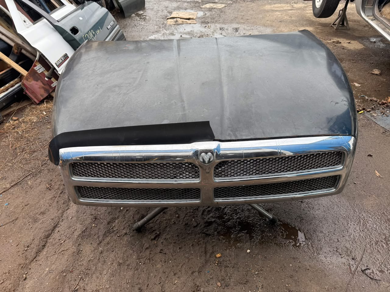 94-02 dodge ram southern rust and rot free OE hood